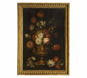 Giacomo Recco (Neapel, 1603 - 1654) (Umkreis) "Stillleben mit Blumen in Vase"